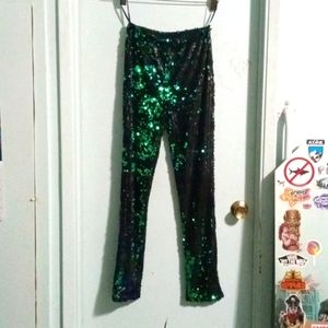 Forever 21 stretch sequin pants
